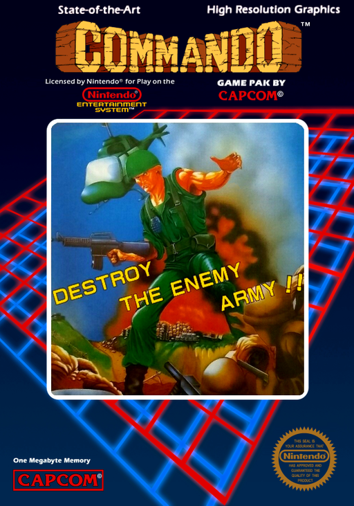 Commando (USA) box art
